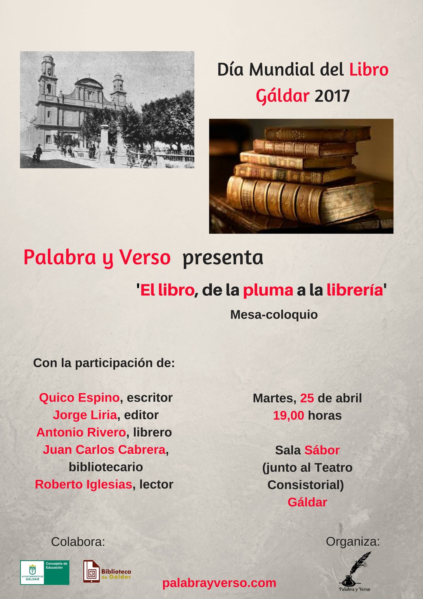 Cartel Mesa coloquio