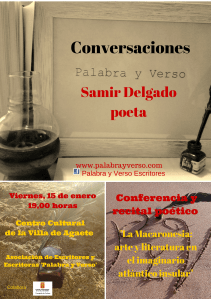 Cartel Conversaciones Samir Delgado