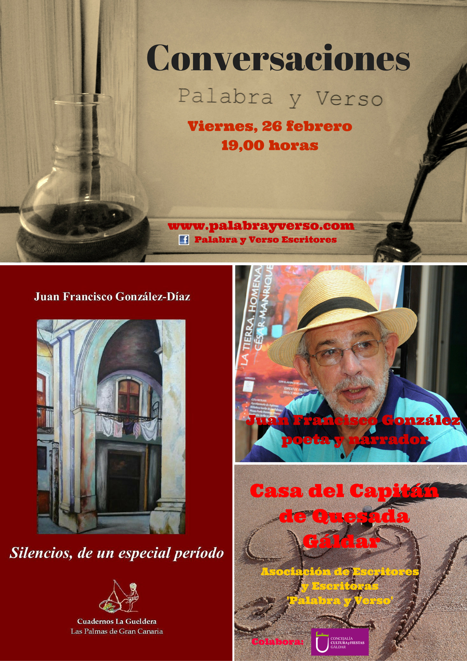 Cartel Juan Fra conversaciones