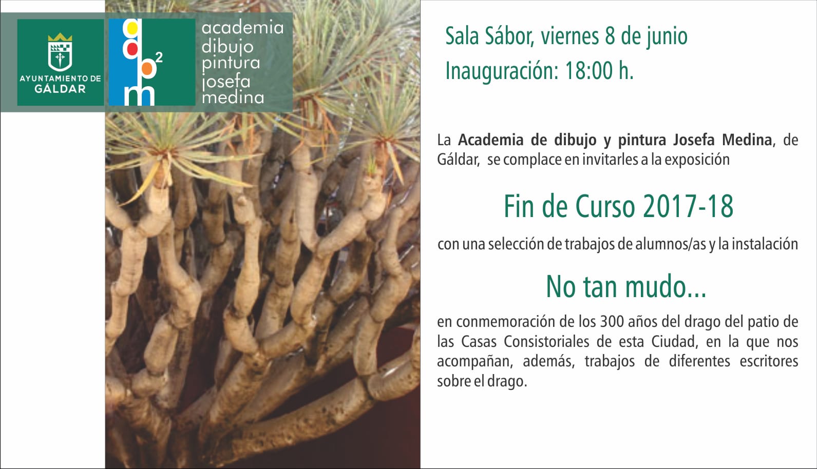 Cartel Expo Academia Pintura