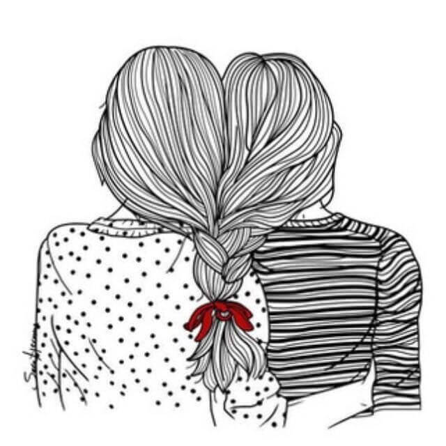 dibujos-para-mi-mejor-amiga-a-lapiz-lindos